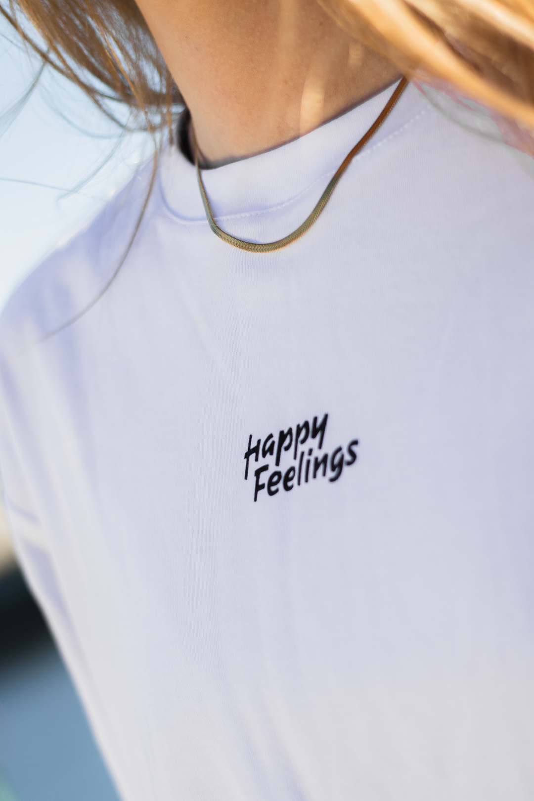 Happy Feelings Tee White