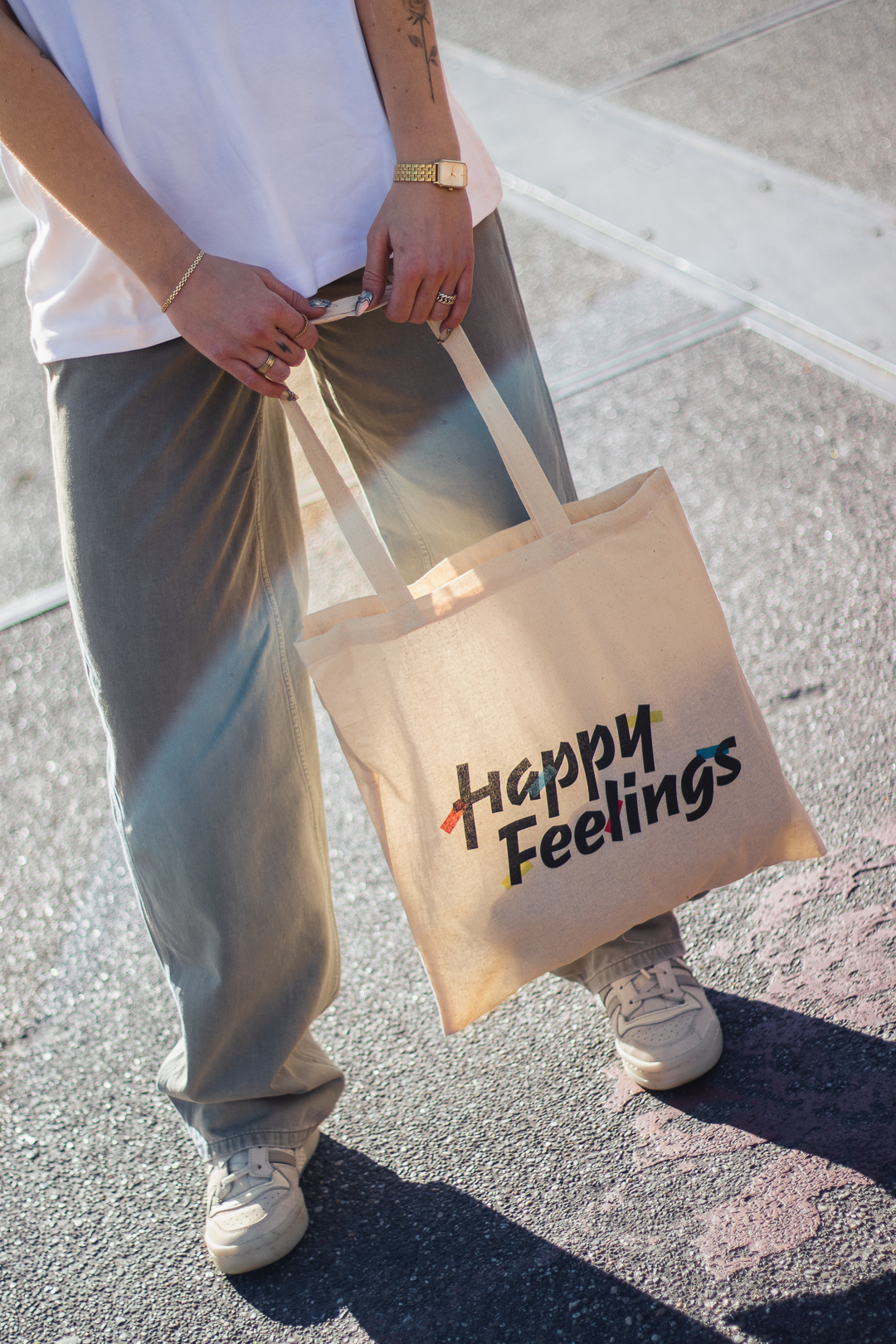 Happy Feelings Canvas Bag